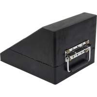 Wheel Chock, 10-5/8" x 8-5/8" x 7", Black Moffatt Supply & Specialties