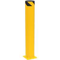 Bornes de s&eacute;curit&eacute; tubulaire, Acier, 42" h x 6-5/8" la, Jaune Moffatt Supply & Specialties