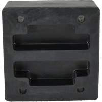 Molded Dock Bumper, Reinforced Rubber, 12" W x 4" D x 13" H Moffatt Supply & Specialties