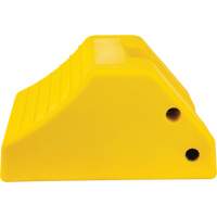 Cale de roue robustes, Ur&eacute;thane, Jaune, 15-1/2" la x 17-7/10" p x 10" h Moffatt Supply & Specialties