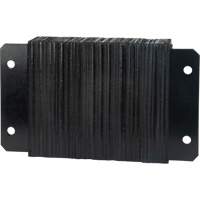 Butoirs de quai lamell&eacute;s, Horizontal, Caoutchouc, 18" la x 4" p x 12" h Moffatt Supply & Specialties