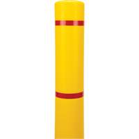 Polyethylene Bollard Cover, 4-1/2" Dia. x 64" L, Red/Yellow Moffatt Supply & Specialties