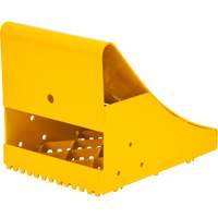 Cales-roue pour la glace, Acier, Jaune, 8-1/16" la x 10-5/8" p x 8-13/16" h Moffatt Supply & Specialties