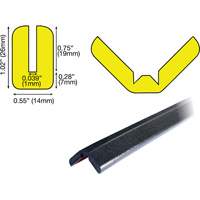 W Profile 1M Edge Protection Bumper Guard, 3.25' Long Moffatt Supply & Specialties