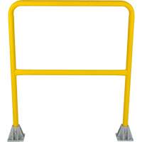 Safety Gate Railing, Steel, 36" L x 42" H, Yellow Moffatt Supply & Specialties