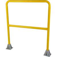 Safety Gate Railing, Steel, 36" L x 42" H, Yellow Moffatt Supply & Specialties