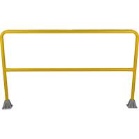 Safety Gate Railing, Steel, 72" L x 42" H, Yellow Moffatt Supply & Specialties