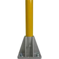 Safety Gate Railing, Steel, 72" L x 42" H, Yellow Moffatt Supply & Specialties