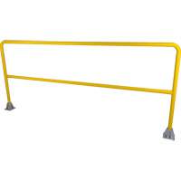 Safety Gate Railing, Steel, 84" L x 42" H, Yellow Moffatt Supply & Specialties