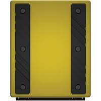 Checkers Safety Heavy-Duty Ultra Class Mining Wheel Chock, HDPE, Yellow, 14-1/2" W x 17-1/2" D x 16" H Moffatt Supply & Specialties