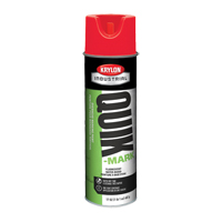 Peinture de marquage industrielle &agrave; base d'eau pour le travail en hauteur Quik-Mark, 17 oz, Canette a&eacute;rosol Moffatt Supply & Specialties
