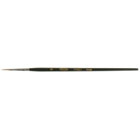 Pinceau d'artiste, Largeur de la brosse de 1/16", Martre rouge, Manche &agrave; Bois Moffatt Supply & Specialties