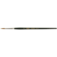 Artist Paint Brush, 1/8" Brush Width, Red Sable, Wood Handle Moffatt Supply & Specialties