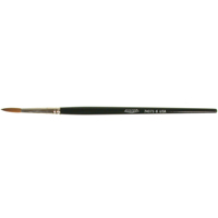 Artist Paint Brush, 5/32" Brush Width, Red Sable, Wood Handle Moffatt Supply & Specialties