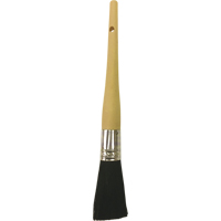 Oval Paint Brush, Bristle, Plastic Handle, 1-1/16" Width Moffatt Supply & Specialties