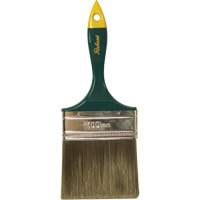 Pinceau de qualit&eacute; sup&eacute;rieure, Polyester, Manche Plastique, Largeur de 4" Moffatt Supply & Specialties