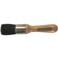 Brosse pour pochoirs, Soies naturelles, Manche Bois, Largeur de 1" Moffatt Supply & Specialties