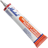Security Check Paint Marker, 1.7 oz., Tube, Red Moffatt Supply & Specialties