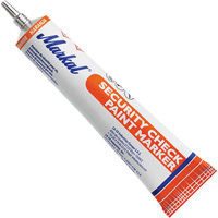 Security Check Paint Marker, 1.7 oz., Tube, Orange Moffatt Supply & Specialties