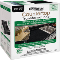Countertop Transformations&reg; Fleck Countertop Coating System, 2.37 L, Kit, Black Fleck Moffatt Supply & Specialties