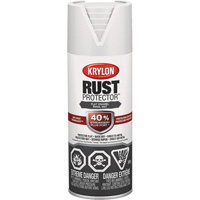 Rust Protector&reg; Enamel Paint, White, Very Flat, 12 oz., Aerosol Can Moffatt Supply & Specialties