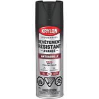Tough Coat&reg; Advanced Paint with Rust Barrier Technology, Black, Flat, 425 g, Aerosol Can Moffatt Supply & Specialties