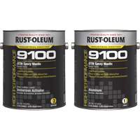 9100 System DTM Epoxy Mastic Base & Activator Kit, Aluminum, Gallon Moffatt Supply & Specialties