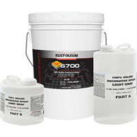 6700 100% Solids Decorative Epoxy, 3 gal., Epoxy-Based, High-Gloss, Grey Moffatt Supply & Specialties