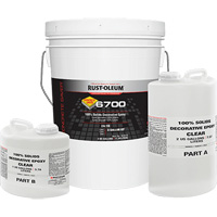 6700 100% Solids Decorative Epoxy, 3 gal., Epoxy-Based, High-Gloss, Clear Moffatt Supply & Specialties