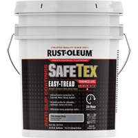 SafeTex&reg; Easy-Tread Acrylic Coating, 4 gal., Water-Based, Flat/Textured, Grey Moffatt Supply & Specialties
