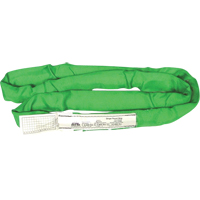 Round Slings, Green, 2" W x 4' L, 6000 lbs. Vertical Load Moffatt Supply & Specialties