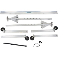 Grue mobile ajustable en aluminium, 8' lo, Capacit&eacute; 2000 lb (1 tonne) Moffatt Supply & Specialties