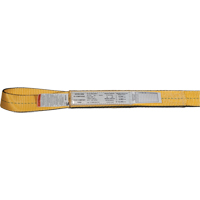 &eacute;lingues de levage en nylon, Pli Simple, Oeillet double, Type 3, 3" la x 3' lo, Limite de charge verticale 4700 lb Moffatt Supply & Specialties