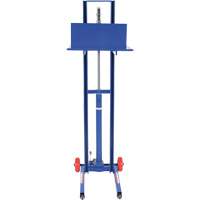 Hydraulic Platform Lift Stacker, Foot Pump Operated, 400 lbs. Capacity, 51-1/8" Max Lift Moffatt Supply & Specialties
