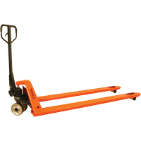Long Fork Pallet Truck, 70" L x 27" W, 4400 lbs. Capacity Moffatt Supply & Specialties