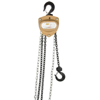 Heavy-Duty Gold Series Chain Hoist, 10' Lift, 2000 lbs. (1 tons) Capacity, Alloy Steel Chain Moffatt Supply & Specialties