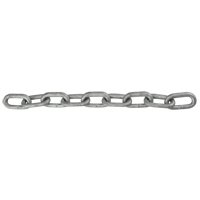 Straight Link Chain, Low Carbon Steel, 1/8" x 1000' (304.8 m) L, Grade 30, 400 lbs. (0.2 tons) Load Capacity Moffatt Supply & Specialties