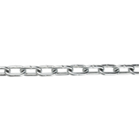 Straight Link Chain, Low Carbon Steel, 3/8" x 63' (19.2 m) L, Grade 30, 2650 lbs. (1.325 tons) Load Capacity Moffatt Supply & Specialties