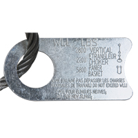 Wire Rope Lifting Sling - Eye & Eye Galvanized Moffatt Supply & Specialties