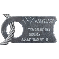 Wire Rope Lifting Sling - Eye & Eye Galvanized Moffatt Supply & Specialties