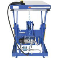 Table &eacute;l&eacute;vatrice &agrave; ciseaux hydraulique, Acier, 60" lo x 30" la, Cap. 3000 lb Moffatt Supply & Specialties