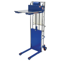 Hefti-Lift Load Stacker, Foot Pump Operated, 880 lbs. Capacity, 59" Max Lift Moffatt Supply & Specialties