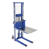 Hefti-Lift Load Stacker, Foot Pump Operated, 1500 lbs. Capacity, 63" Max Lift Moffatt Supply & Specialties