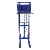 Hefti-Lift Load Stacker, Foot Pump Operated, 1500 lbs. Capacity, 63" Max Lift Moffatt Supply & Specialties