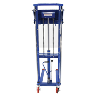 Hefti-Lift Load Stacker, Foot Pump Operated, 1500 lbs. Capacity, 63" Max Lift Moffatt Supply & Specialties