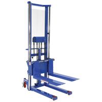 Hefti-Lift Load Stacker, Foot Pump Operated, 1500 lbs. Capacity, 63" Max Lift Moffatt Supply & Specialties