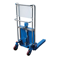 Hefti-Lift Load Stacker, Foot Pump Operated, 880 lbs. Capacity, 35" Max Lift Moffatt Supply & Specialties