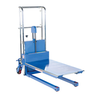 Hefti-Lift Load Stacker, Foot Pump Operated, 400 lbs. Capacity, 44" Max Lift Moffatt Supply & Specialties