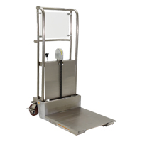 Hefti-Lift Load Stacker, Foot Pump Operated, 450 lbs. Capacity, 45-5/8" Max Lift Moffatt Supply & Specialties