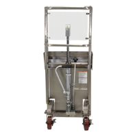 Hefti-Lift Load Stacker, Foot Pump Operated, 450 lbs. Capacity, 45-5/8" Max Lift Moffatt Supply & Specialties
